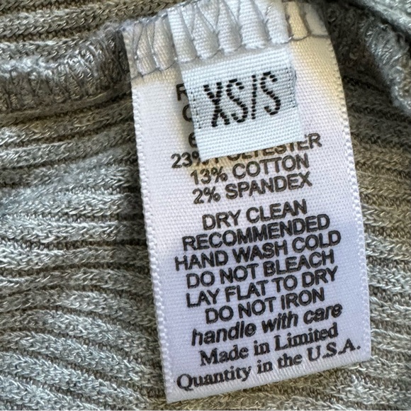 Gray Cowl Neck Sweater Sz XS/S - Picture 14 of 14